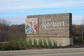 st norbert provincial park sign